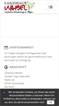 Mobile Screenshot of landhaus-waibel.de